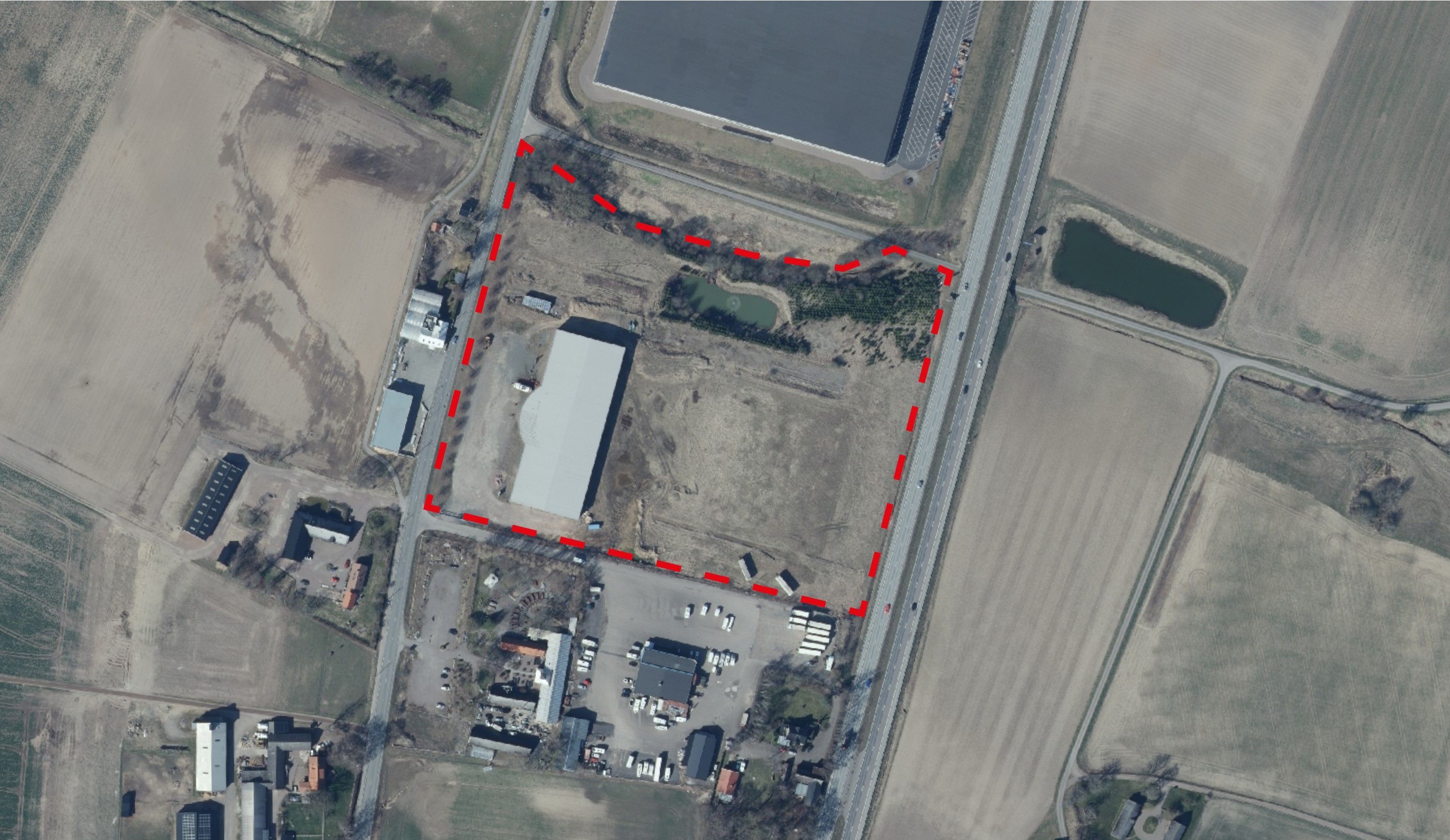 Ortofoto över planområdet