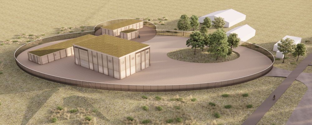 Illustrationen visar på en möjlig utformning av planområdet.  