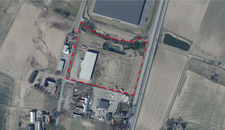 Ortofoto över planområdet