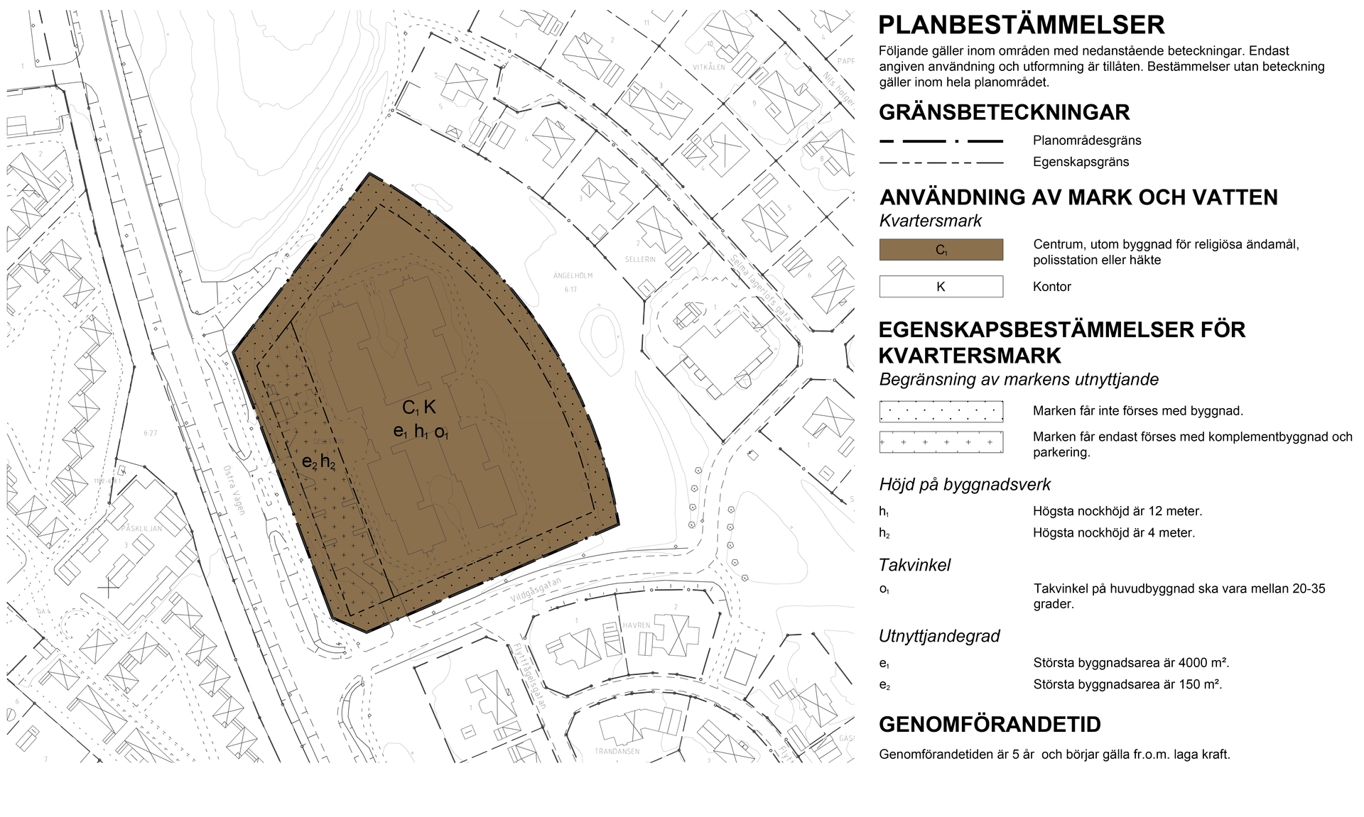 Plankarta för del av Sellerin 1.